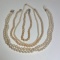 Lot of Faux Pearl Necklaces