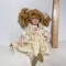 Wind-up Musical Soft Expressions Porcelain Collectible Doll