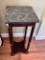 Dark Wooden Granite Top Table