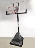 Spalding Adjustable Height Telecopic Portable Rolling Basketball Hoop