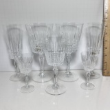 Lot of Various “Cristal Taille’” Lead Crystal Stemware