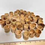 Large Lot of Wooden Communion Cups