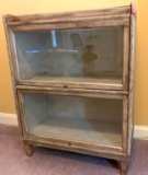 2 Pc Wooden Barrister Style Bookcase