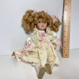 Wind-up Musical Soft Expressions Porcelain Collectible Doll