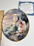 Limited Edition “A Little Hope Lights the Way” by Dona Gelsinger Collectible Plate w/Box