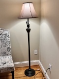 Swing Arm Floor Lamp with Shade