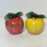 Ceramic Apple Salt & Pepper Shakers