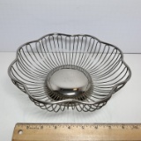 Silver Plated Flower Shaped Open Bowl