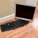 Computer Monitor & Keyboard