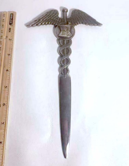 Vintage Pharmacist Johnson & Johnson Advertising Letter Opener