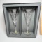 Pair of The Millennium Collection “A Toast To The Year 2000: Waterford Crystal Stems