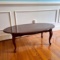 Vintage Wooden Coffee Table with Queen Anne Legs by Coaster Company of America