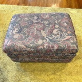 Upholstered Rolling Ottoman