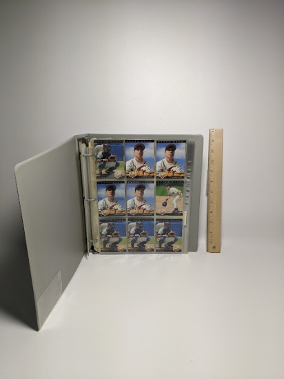 Mini and Micro Supplies Binder Set of Upper Deck Baseball Trading Cards