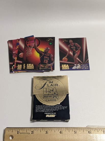 Lot of 1994 Fleer Flair USA Limited Edition Basketball Trading Cards