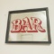 Vintage Mirrored Bar Sign