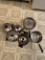 Lot of Revere Ware Pots, Frying Pans