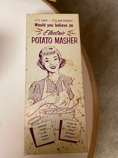 Vintage Electric Potato Masher