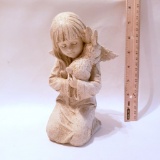Amscan Angel with Bunny Figurine