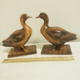 Set of Napcoware Ceramic Duck Bookends