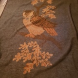 Vintage Owl Blanket by Chatham