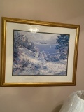 Waterside Print with Gilt Frame