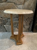 Small Side Table with Marble Top