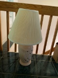 Vintage Terra Cotta Look Lamp