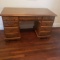 Vintage Wooden Knee Hole Desk
