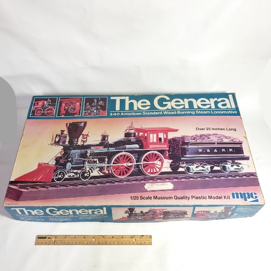 The General 1/25 Scale Museum Quality Plastic Train Model Kit