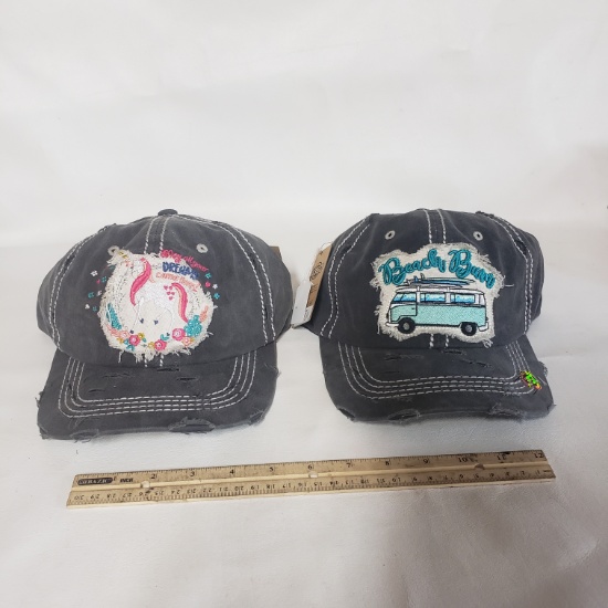 Lot of 2 Women's/ Girls Hats - New With Tags