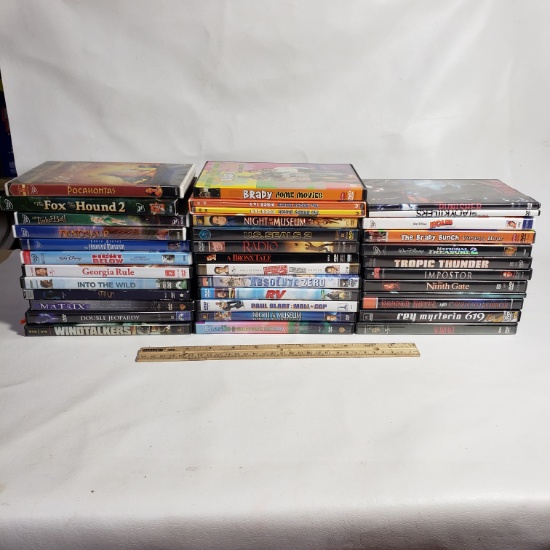 Lot of 36 Assorted DVD’s