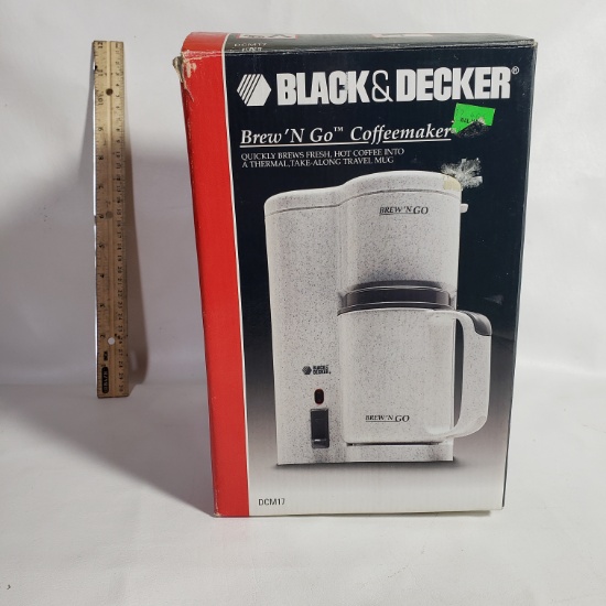 Black & Decker Brew N Go Coffee Maker - New in Box