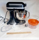 Kitchenaid Accolade 400 Black Counter Top Mixer with Accessories