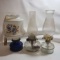 Lot of 4 Vintage Oil Lamps
