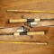 Lot of 4 Rods with 2 Reels - Pflueger and Pinnacle