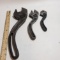 Lot of 3 Antique Bemis and Call Wrenches