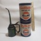 Lot of 3 Vintage Oil Cans