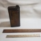 Vintage Advertising Wooden Yardstick and Prevention Insect Spray Can