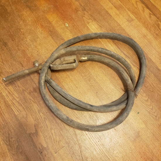 Vintage Gilbarco Gas Nozzle with Hose
