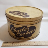Vintage Charles Cookies Tin