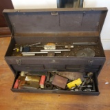 Vintage Metal Kennedy Tool Box and Contents