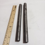 Lot of 2 Hardened Steel Rods