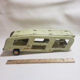 Vintage Tonka Pressed Steel Mint Green Car Carrier