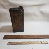 Vintage Advertising Wooden Yardstick and Prevention Insect Spray Can