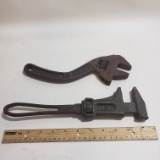 2 Antique Wrenches, International Harvester and B & C