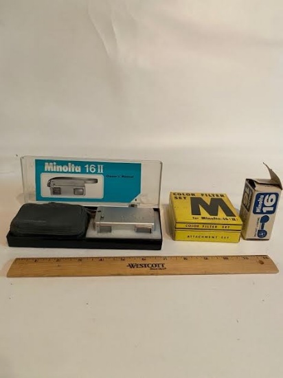 Vintage Minolta -16 ll Camera & Accessories