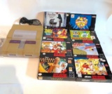 Vintage Super Nintendo with 9 Games