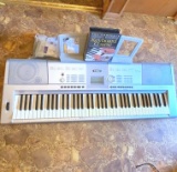 Yamaha Keyboard with Lessons Set and Music Stand