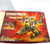 Vintage Construx Fisher Price Military Serious Sky Blazer Action Building System